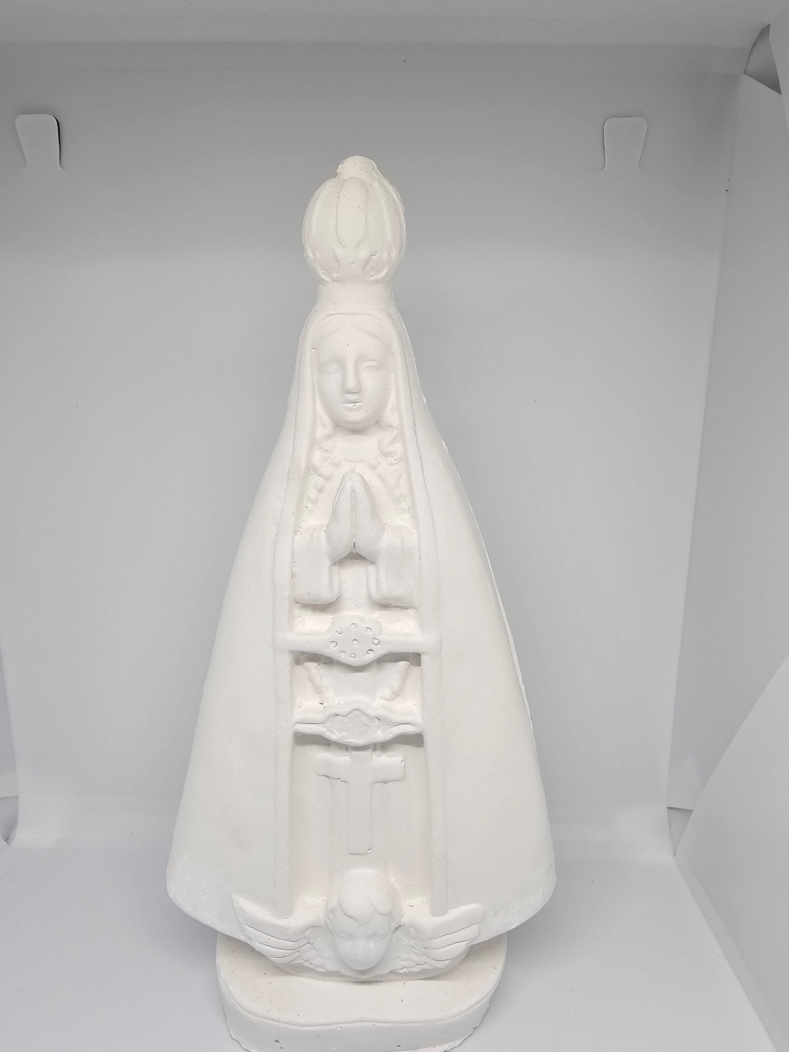 Nossa Senhora Manto Liso Fivela 20cm